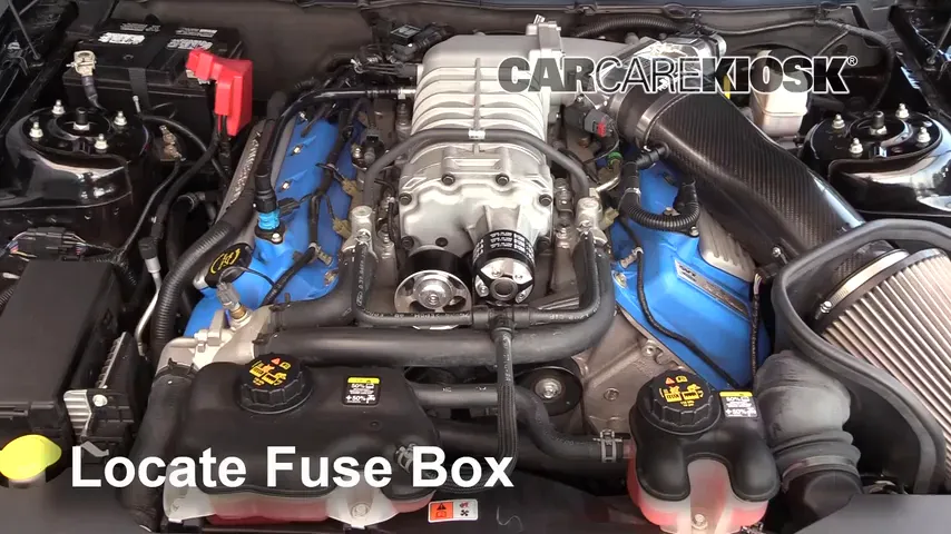 2011 Ford Mustang Shelby GT500 5.4L V8 Supercharged Coupe Fusible (moteur)